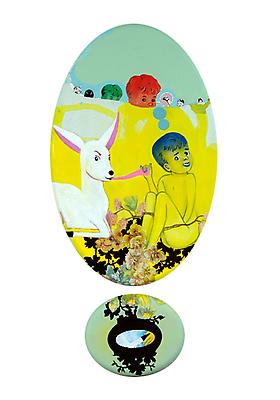 He and She, 2008
Mixed media
46 x 34 inches Image