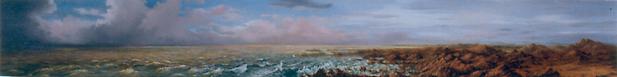 Approaching Storm/Rocky Cape, 2004
oil on panel
3 x 24 inches Image