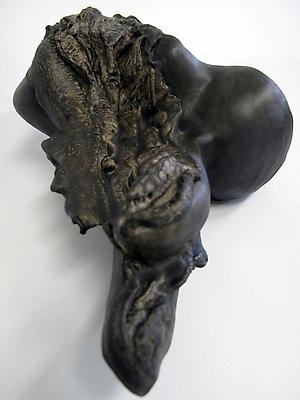 Noelle Allen
These Engulfing Folds, 2011
plaster, clay, epoxy, oil paint, and wax 
dimensions vary Image