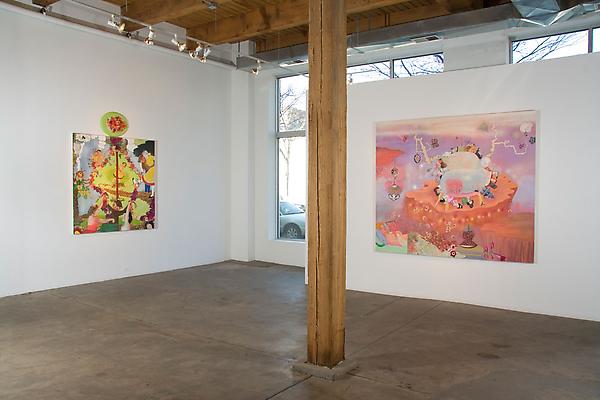 Installation shot from Then is Now, 2010
Works by Phyllis Bramson Image