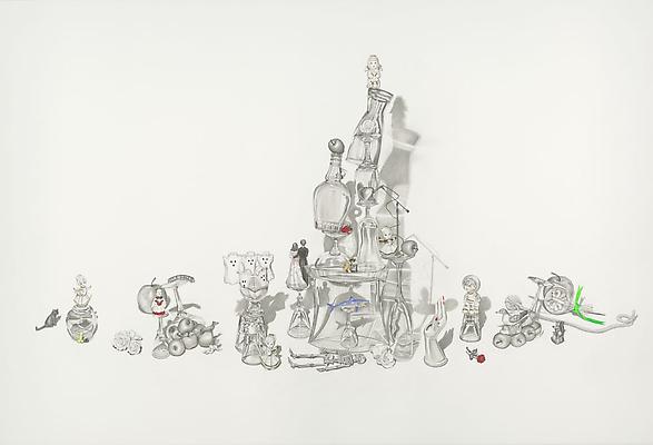 Melodie Provenzano
Prayer Chimney, 2010
graphite, gouache, 24k gold leaf on paper
30 x 44 inches Image