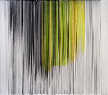 parallel 26 yellow, 2011
Graphite and colored pencil on cotton mat board
58 x 51 inches

Photo by EG Schempf Image