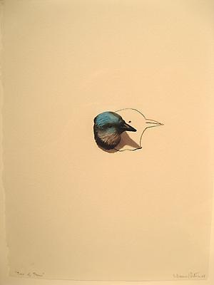 Two of Them, 2005
Collage and colored pencil on paper
14 1/2 x 11 inches Image