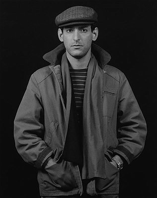 David Salle, 1983
gelatin silver print
image: 19 1/8 x 15 1/8 inches 
(48.6 x 38.4 cm)
paper: 20 x 16 inches 
(50.8 x 40.6 cm)
edition of 10 with 2 APs 
MAP-1038