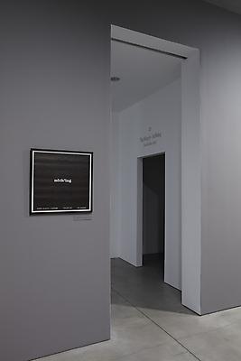 Installation view of 
Joseph Kosuth 'Texts (Waiting for-) for Nothing'  Samuel Beckett, in play at Sean Kelly Gallery, New York
March 30 - April 30, 2011
Gallery 2