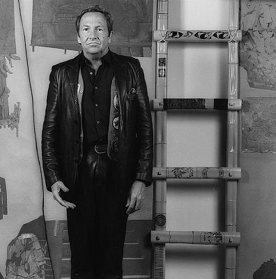Robert Rauschenberg, 1983
gelatin silver print
image: 15 x 15 inches 
(38.1 x 38.1 cm)
paper: 20 x 16 inches 
(50.8 x 40.6 cm)
edition of 10 with 2 APs
MAP-1017