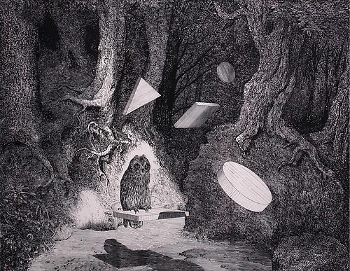 DANIEL ARSHAM
The Owl, 2010
gouache on mylar
paper: 71 x 92 inches (180.3 x 233.7 cm)
DArs-2