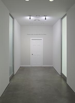 Installation view of 
callum innes | colm tóibín
water | colour
at Sean Kelly Gallery, New York