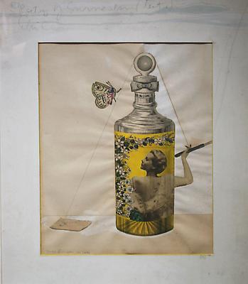 JOSEPH CORNELL
Poetry of Surrealism, 1935-40
collage
paper: 16 1/16 x 13 7/16 inches (40.8 x 34.1 cm)
framed:18 3/8 x 16 1/2 inches (46.7 x 41.9 cm)
JCo-3