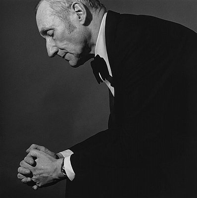 William Burroughs, 1980
gelatin silver print
image: 14 x 14 inches 
(35.6 x 35.6 cm)
paper: 20 x 16 inches 
(51x 41 cm)
edition of 15 with 3 APs
MAP-478