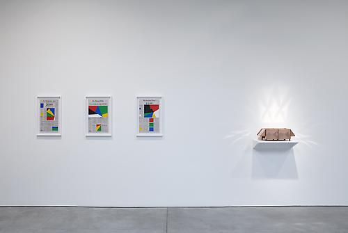 Installation view, main gallery,
Photo by Jason Wyche, New York