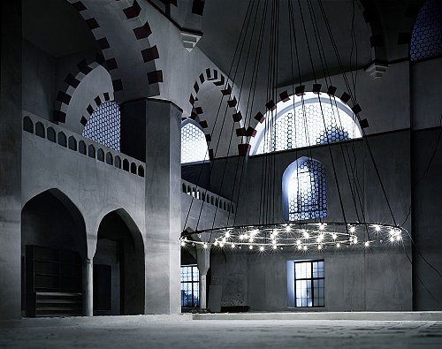 Mosque (After Sinan) #2, 2006
digital chromogenic print mounted to Plexiglas
111 3/4 x 142 inches 
(284 x 361 cm)
edition of 3 with 2 APs
72 x 91 3/4 inches 
(183 x 233 cm)
48 x 60 inches 
(121.9 x 152.4 cm)
JC-180