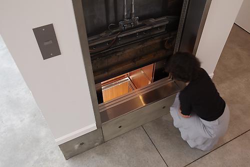 Installation view of 
Leandro Erlich: Two Different Tomorrows
at Sean Kelly Gallery, New York
September 10 - October 22, 2011