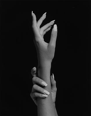 Hands, 1981/ printed 2011
gelatin silver print
image: 14 x 11 inches (35.6 x 27.9 cm)
paper: 20 x 16 inches (50.8 x 40.6 cm)
edition of  10 with 2 APs 
MAP-624
Selected by Rhode Island participant