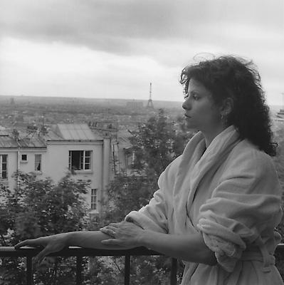 Lisa Lyon, 1980
gelatin silver print
image: 15 1/8 x 15 1/4 inches (38.4 x 38.7 cm)
paper: 20 x 16 inches (50.8 x 40.6 cm)
edition of 10 with 2 APs 
MAP-833
Selected by Kansas participant