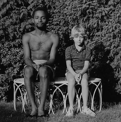 Jack Walls and Sam Sullivan, 1983
gelatin silver print
image: 10 x 10 inches (25.4 x 25.4 cm)
paper: 20 x 16 inches (50.8 x 40.6 cm)
edition of 10 with 2 APs 
MAP-1138
Selected by North Carolina participant