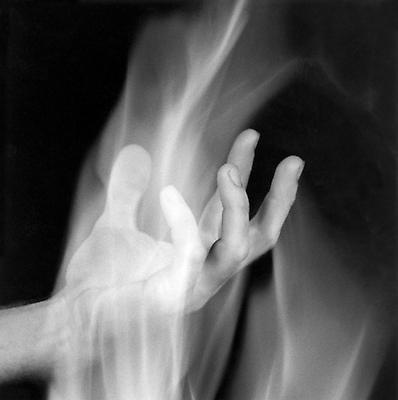 Hand in Fire, 1985 / printed 2006
gelatin silver print
image: 10 x 10 inches (25.4 x 25.4 cm)
paper: 20 x 16 inches (50.8 x 40.6 cm)
edition of 10 with 2 APs 
MAP-1577
Selected by Illinois participant
