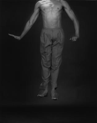 Bill T. Jones, 1985 
gelatin silver print
image: 19 1/8 x 15 1/4 inches (48.6 x 38.7 cm)
paper: 20 x 16 inches (50.8 x 40.6 cm)
edition of 10 with 2 APs 
MAP-1595
Selected by Alabama participant