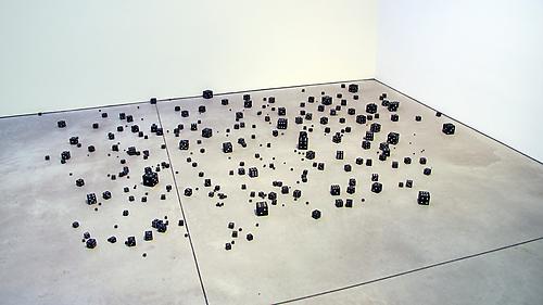 PETER LIVERSIDGE
Untitled (Black and White Dice), 2011
Acrylic, poplar wood
dimensions variable
unique
PLi-53