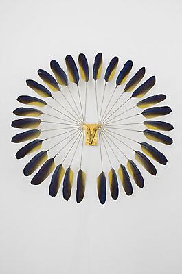 REBECCA HORN
Zen of Ara, 2010
feathers, motor, brass, electronic device
28 3/4 inches (73 cm) diameter
RH-SC-2028