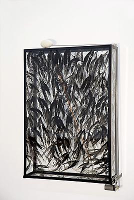 REBECCA HORN
The Raven Tree, 2009-2011
copper, steel, coal powder, glass funnels, motors, electronic, controller, synthetic material, gold
overall: 196 7/8 x 165 3/8 x 157 1/2 inches (500 x 420 x 400 cm)
RH-SC-2034