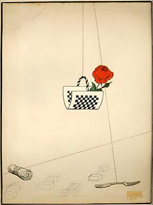 JOSEPH CORNELL
Untitled, 1930s
collage
paper: 11 x 8 1/2 inches (27.9 x 21.6 cm)
framed: 16 1/2 x 13 3/4 inches (41.9 x 34.9 cm)
JCo-5