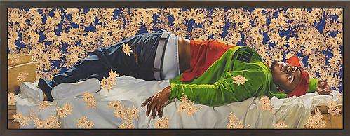 Femme Piquee Par Un Serpent, 2008
oil on canvas
102 x 300 inches (259.08 x 762 cm)
KW-PA08-006