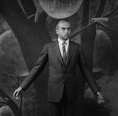 Francesco Clemente, 1985
gelatin silver print
image: 15 3/16 x 15 3/16 inches 
(38.6 x 38.6 cm)
paper: 20 x 16 inches 
(51x 41 cm)
edition of 10 with 2 APs
MAP-1492