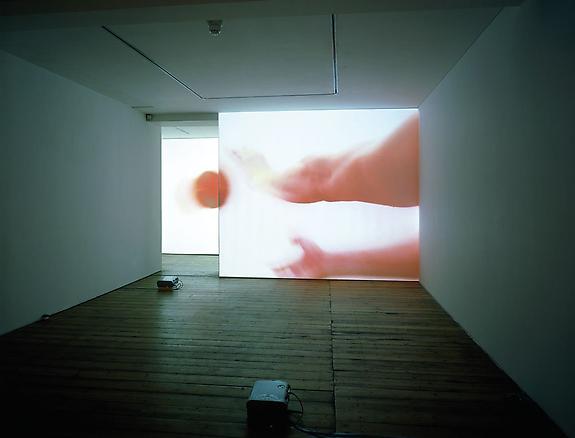fatica n. 19
2003
Sprovieri Gallery, London
installation view
audio-visual installation: 2 video projectors, 2 DVD playesr, 1 audio mixer, 1 amplifier, 2 speakers, 1 subwoofer