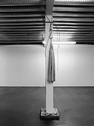 Untitled
2010
cable, hook, silk nightgown
dimension variable