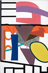 Shirley Jaffe exhibition reviewed in the Wall Street Journal