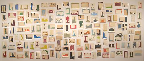 157 Elements of a Painting
All works 2009-2010
oil on book page