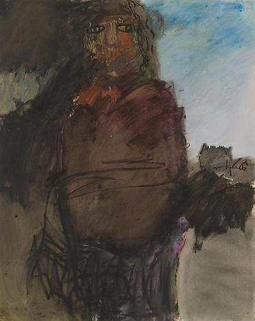 Red Self Portrait, Angry
nd
mixed media on paper
30 x 24 inches