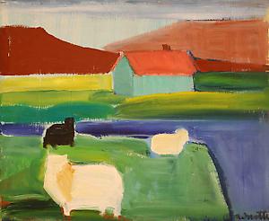 Louisa Matthiasdottir exhibition reviewed in the Wall Street Journal