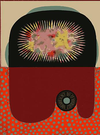 Do-It-Yourself
2010
colored pencil and acrylic on book cover
11 3/8 x 9 inches
Private Collection
