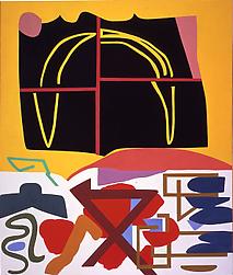 Shirley Jaffe exhibition reviewed in The New Yorker