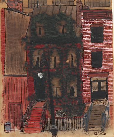 Elizabeth Bishop
43 King Street
nd
watercolor, gouache and ink on paper
8 1/4 x 6 3/4 inches