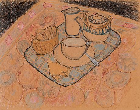 Elizabeth Bishop
Tea Service
nd
crayon and graphite on paper
8 x 10 inches