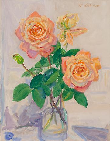 Blizzard-Roses
1991
oil on canvas 
27 x 21 inches
