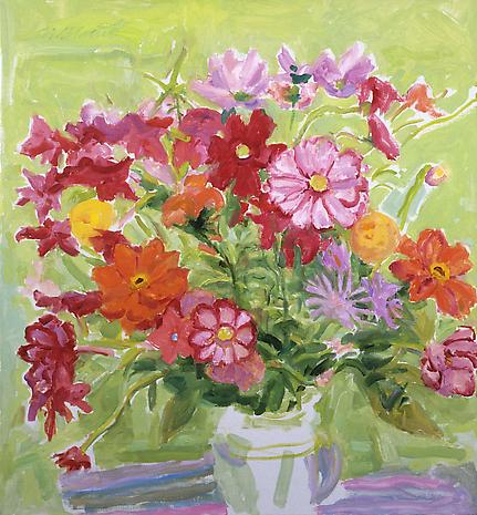 Orange and Green Bouquet
1994
oil on canvas
27 x 21 inches