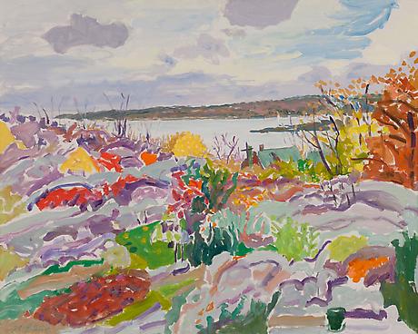 Rocks and Outer Harbor
1981
oil on canvas
32 x 40 inches
SOLD
