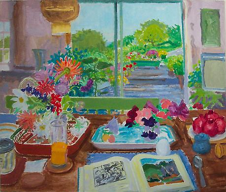 Summer Interior with Open Book
1986
oil on canvas
28 x 34 inches
SOLD