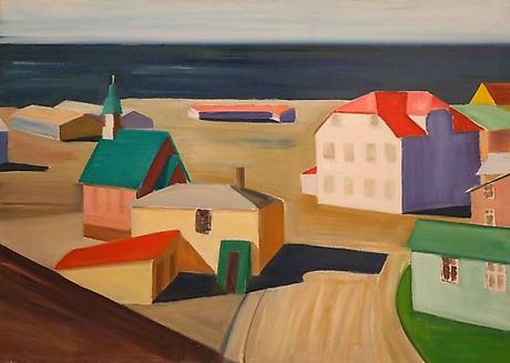 Icelandic Village
c.1991
oil on canvas
37 x 52 inches