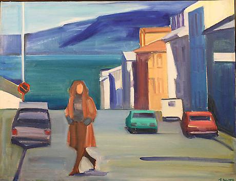 Woman in Street
c.1980
oil on canvas
23 x 30 inches