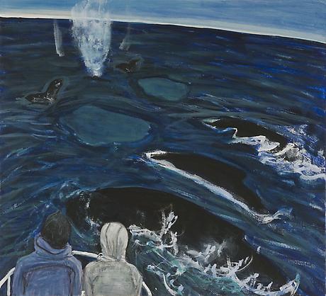 Humpbacks
2010
egg tempera on wood
11 5/8 x 12 3/4 inches