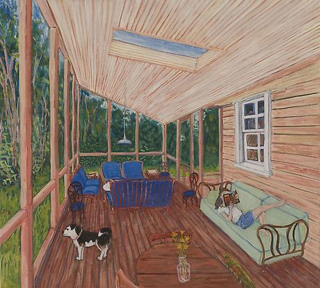 North Truro Porch
2010
egg tempera on wood
11 5/8 x 12 3/4 inches
PRIVATE COLLECTION