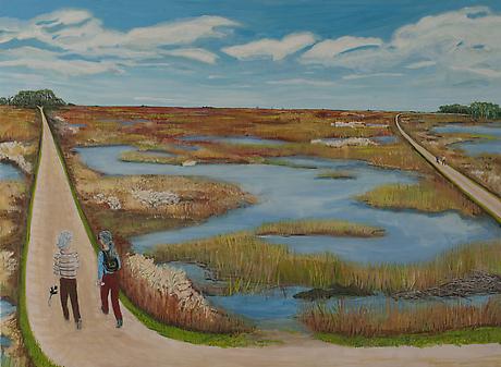 Savannah Wildlife Refuge
2012
egg tempera on wood
21 x 28 1/2 inches