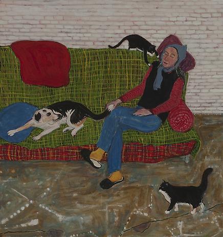 Trixie's Landing
2011
egg tempera on wood
12 x 11 1/4 inches