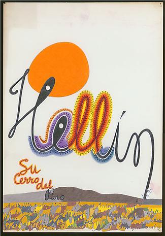 Hellín
1962
ink and colored pencil on paper
20 x 14 inches