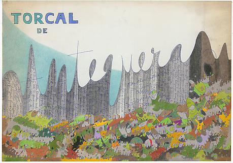 Torcal de Antequera
1962
ink and colored pencil on paper
14 x 20 inches